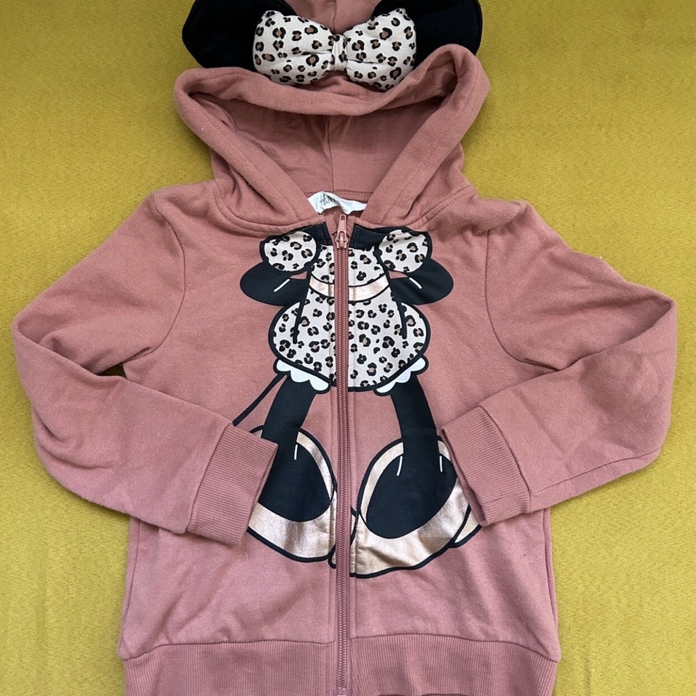 H&M Minnie Mouse Zip Hoodie